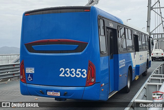 Emflotur - Empresa Florianópolis de Transportes Coletivos 23353 na cidade de Florianópolis, Santa Catarina, Brasil, por Claudio Luiz. Número da foto: #13170271.