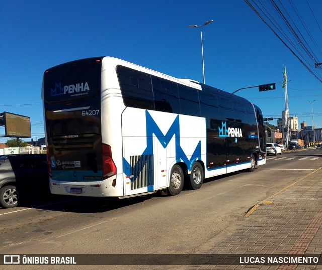 Empresa de Ônibus Nossa Senhora da Penha 64207 na cidade de Lages, Santa Catarina, Brasil, por LUCAS NASCIMENTO. Número da foto: #13168515.