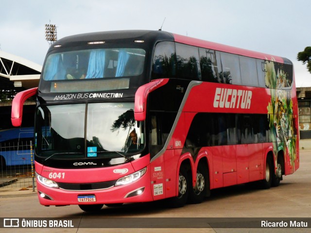 Eucatur - Empresa União Cascavel de Transportes e Turismo 6041 na cidade de Curitiba, Paraná, Brasil, por Ricardo Matu. Número da foto: #13170663.