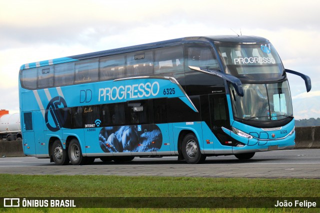 Auto Viação Progresso 6325 na cidade de Canas, São Paulo, Brasil, por João Felipe. Número da foto: #13171083.