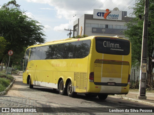 Viação Itapemirim 8827 na cidade de Caruaru, Pernambuco, Brasil, por Lenilson da Silva Pessoa. Número da foto: #13172743.