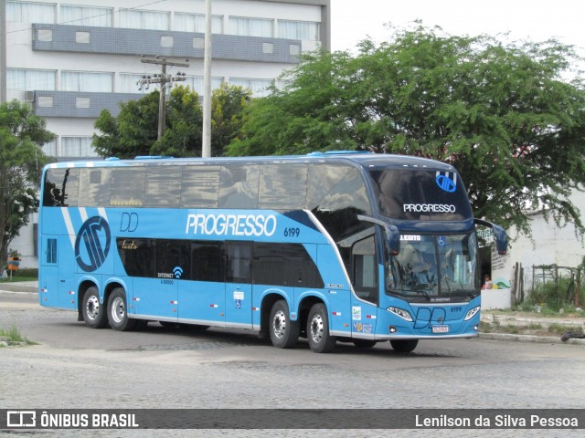 Auto Viação Progresso 6199 na cidade de Caruaru, Pernambuco, Brasil, por Lenilson da Silva Pessoa. Número da foto: #13172883.