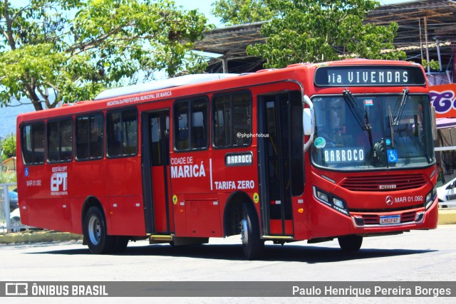 Viação Nossa Senhora do Amparo RJ 186.015 na cidade de Maricá, Rio de Janeiro, Brasil, por Paulo Henrique Pereira Borges. Número da foto: #13173324.