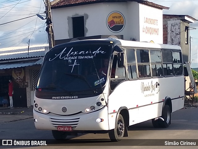 Ônibus Particulares 4910 na cidade de Alhandra, Paraíba, Brasil, por Simão Cirineu. Número da foto: #13171282.