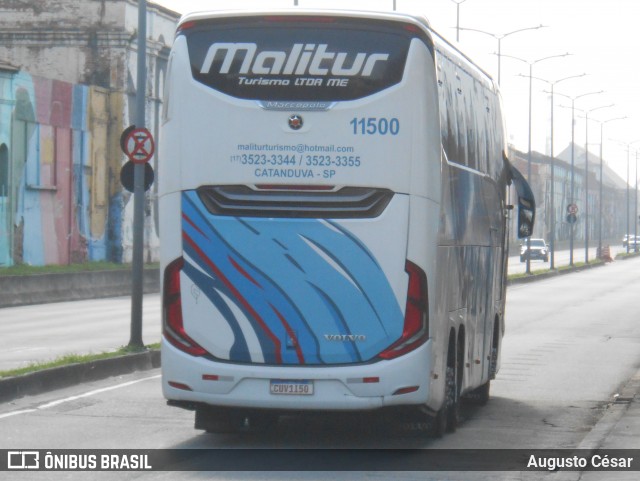 Malitur Turismo 11500 na cidade de Rio de Janeiro, Rio de Janeiro, Brasil, por Augusto César. Número da foto: #13172033.