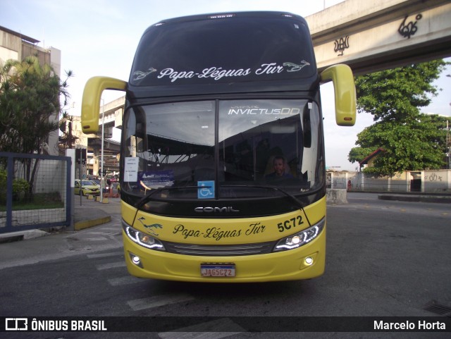 Papaléguas Turismo 5C72 na cidade de Rio de Janeiro, Rio de Janeiro, Brasil, por Marcelo Horta. Número da foto: #13171344.