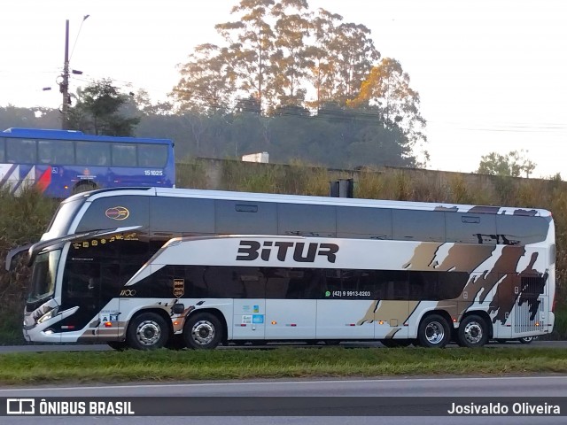 Bitur Transporte Coletivo e Turismo 1100 na cidade de Embu das Artes, São Paulo, Brasil, por Josivaldo Oliveira. Número da foto: #13172667.