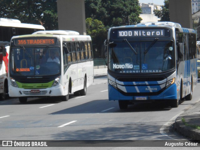 Viação Mauá RJ 185.119 na cidade de Rio de Janeiro, Rio de Janeiro, Brasil, por Augusto César. Número da foto: #13171956.