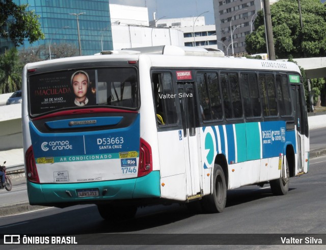 Transportes Campo Grande D53663 na cidade de Rio de Janeiro, Rio de Janeiro, Brasil, por Valter Silva. Número da foto: #13171567.