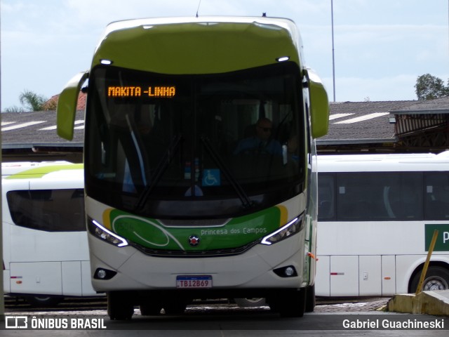 Expresso Princesa dos Campos 7554 na cidade de Ponta Grossa, Paraná, Brasil, por Gabriel Guachineski. Número da foto: #13172761.