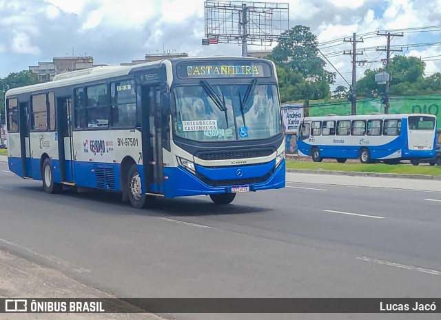 Transportes Barata BN-97501 na cidade de Ananindeua, Pará, Brasil, por Lucas Jacó. Número da foto: #13172421.