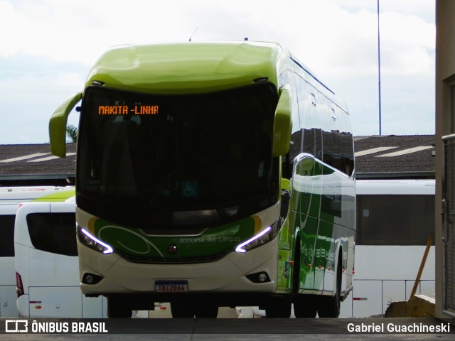 Expresso Princesa dos Campos 7560 na cidade de Ponta Grossa, Paraná, Brasil, por Gabriel Guachineski. Número da foto: #13172784.
