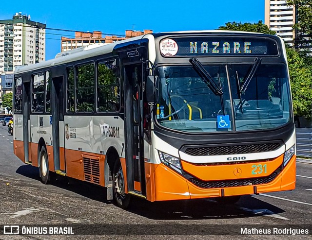 Empresa de Transportes Nova Marambaia AT-63811 na cidade de Belém, Pará, Brasil, por Matheus Rodrigues. Número da foto: #13172227.