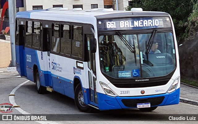 Emflotur - Empresa Florianópolis de Transportes Coletivos 23351 na cidade de Florianópolis, Santa Catarina, Brasil, por Claudio Luiz. Número da foto: #13172960.