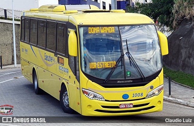 Biguaçu Transportes Coletivos Administração e Participação 1008 na cidade de Florianópolis, Santa Catarina, Brasil, por Claudio Luiz. Número da foto: #13172939.