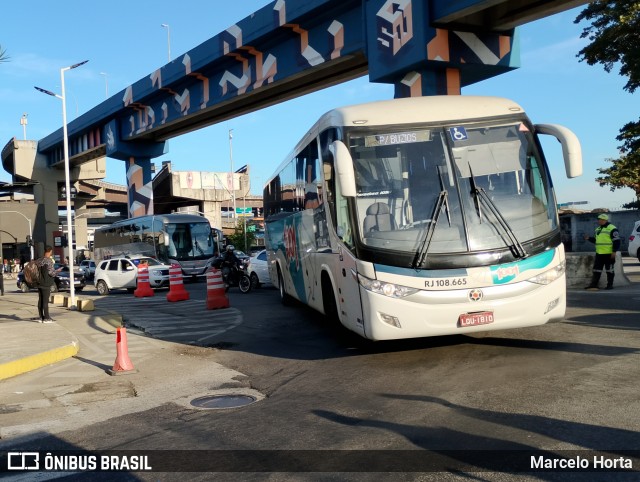 Auto Viação 1001 RJ 108.665 na cidade de Rio de Janeiro, Rio de Janeiro, Brasil, por Marcelo Horta. Número da foto: #13171469.
