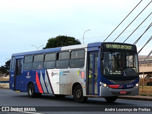 Transportes Capellini 32.072 na cidade de Campinas, São Paulo, Brasil, por André Lourenço de Freitas. Número da foto: #13173314.