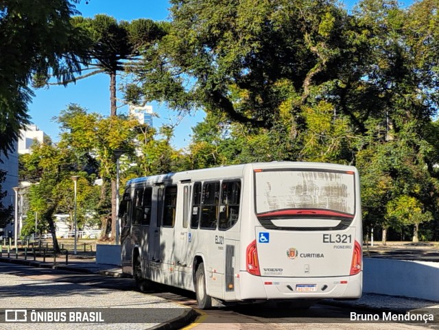 Auto Viação São José dos Pinhais EL321 na cidade de Curitiba, Paraná, Brasil, por Bruno Mendonça. Número da foto: #13172994.