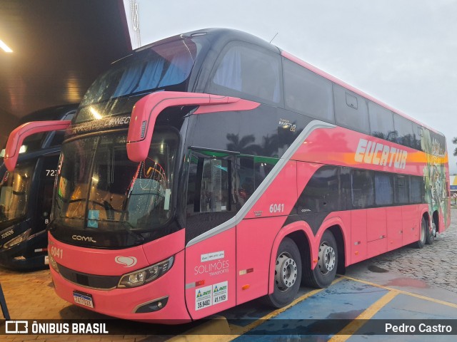 Eucatur - Empresa União Cascavel de Transportes e Turismo 6041 na cidade de Pariquera-Açu, São Paulo, Brasil, por Pedro Castro. Número da foto: #13171718.