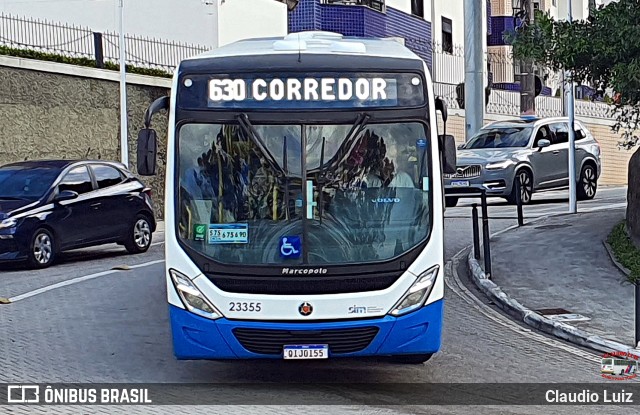 Emflotur - Empresa Florianópolis de Transportes Coletivos 23355 na cidade de Florianópolis, Santa Catarina, Brasil, por Claudio Luiz. Número da foto: #13172812.