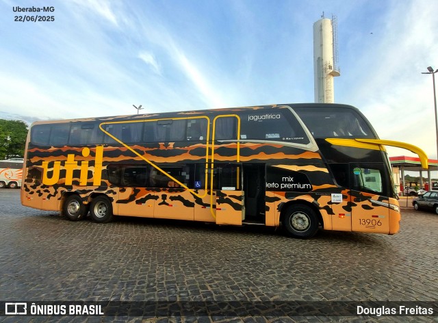 UTIL - União Transporte Interestadual de Luxo 13906 na cidade de Uberaba, Minas Gerais, Brasil, por Douglas Freitas. Número da foto: #13172342.