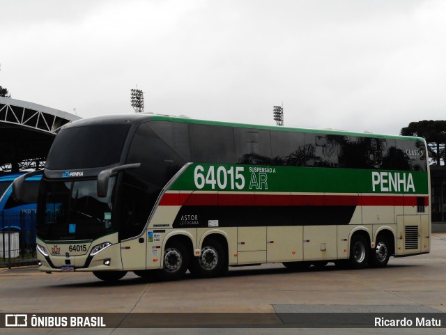 Empresa de Ônibus Nossa Senhora da Penha 64015 na cidade de Curitiba, Paraná, Brasil, por Ricardo Matu. Número da foto: #13175032.