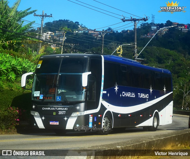 Charles Rio Transporte e Turismo 20577 na cidade de Petrópolis, Rio de Janeiro, Brasil, por Victor Henrique. Número da foto: #13174574.