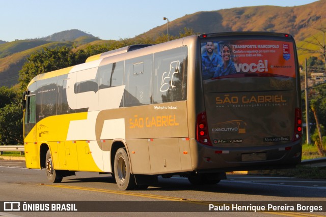 Viação São Gabriel 5860 na cidade de Barra do Piraí, Rio de Janeiro, Brasil, por Paulo Henrique Pereira Borges. Número da foto: #13174442.
