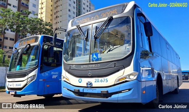HP Transportes Coletivos 20.675 na cidade de Goiânia, Goiás, Brasil, por Carlos Júnior. Número da foto: #13174277.