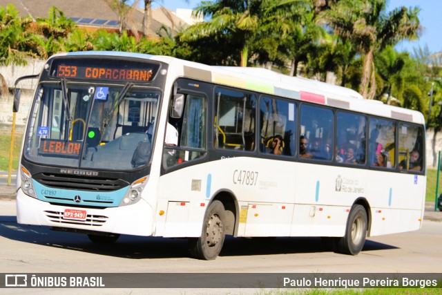 Viação Redentor C47897 na cidade de Rio de Janeiro, Rio de Janeiro, Brasil, por Paulo Henrique Pereira Borges. Número da foto: #13174558.