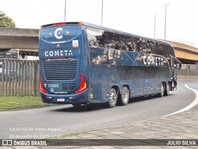 Viação Cometa 723023 na cidade de Porto Alegre, Rio Grande do Sul, Brasil, por JULIO SILVA. Número da foto: #13173531.
