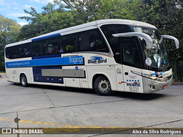 Auto Viação Bragança 18.031 na cidade de São Paulo, São Paulo, Brasil, por Alex da Silva Rodrigues. Número da foto: #13173435.