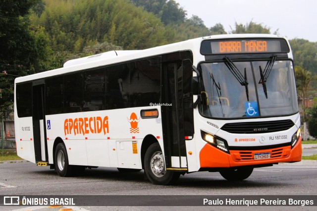 VINSAL - Viação Nossa Senhora Aparecida RJ 187.032 na cidade de Barra do Piraí, Rio de Janeiro, Brasil, por Paulo Henrique Pereira Borges. Número da foto: #13174445.