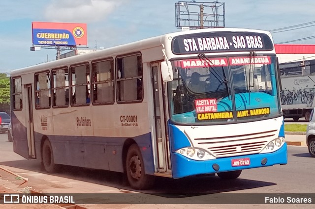 ViaBus Transportes CT-00001 na cidade de Ananindeua, Pará, Brasil, por Fabio Soares. Número da foto: #13173960.