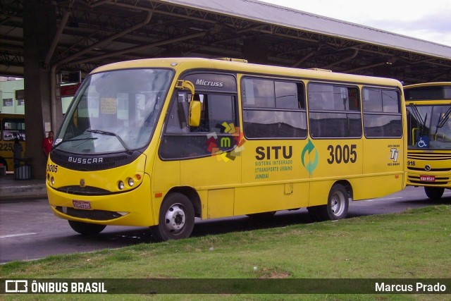 Auto Ônibus Três Irmãos 3005 na cidade de Jundiaí, São Paulo, Brasil, por Marcus Prado. Número da foto: #13175026.