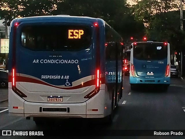 Viação Saens Peña São José dos Campos 7B14 na cidade de São José dos Campos, São Paulo, Brasil, por Robson Prado. Número da foto: #13174355.