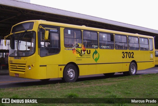 Auto Ônibus Três Irmãos 3702 na cidade de Jundiaí, São Paulo, Brasil, por Marcus Prado. Número da foto: #13175031.