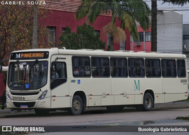 Reunidas Transportes Coletivos 30058 na cidade de Curitiba, Paraná, Brasil, por Busologia Gabrielística. Número da foto: #13174516.