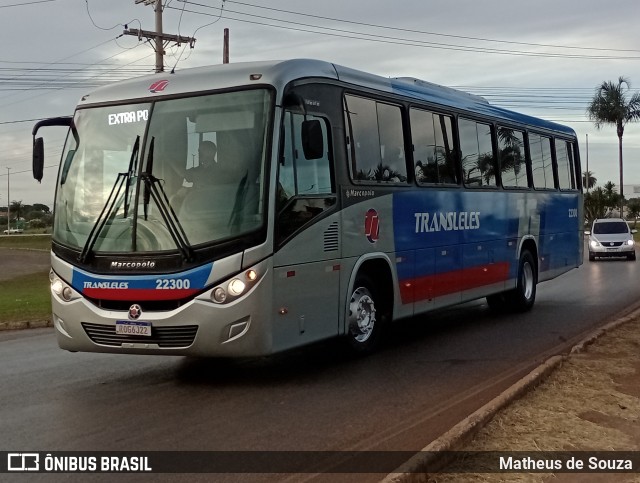 Transleles Transporte e Turismo 22300 na cidade de Luziânia, Goiás, Brasil, por Matheus de Souza. Número da foto: #13173527.