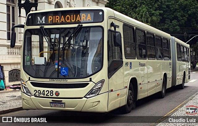 Viação Piraquara 29428 na cidade de Curitiba, Paraná, Brasil, por Claudio Luiz. Número da foto: #13174826.