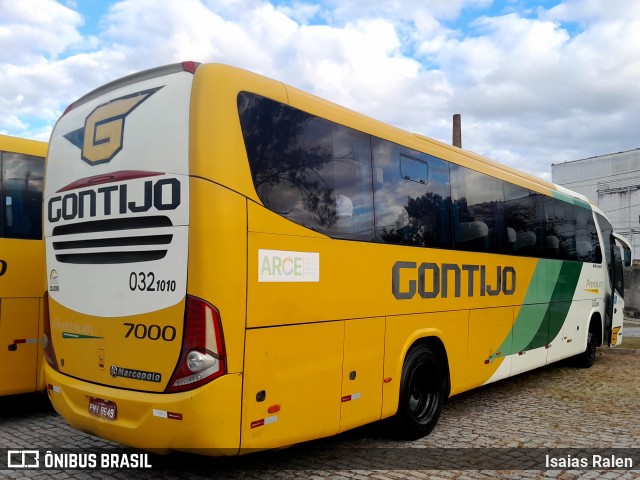 Empresa Gontijo de Transportes 7000 na cidade de Juiz de Fora, Minas Gerais, Brasil, por Isaias Ralen. Número da foto: #13174342.