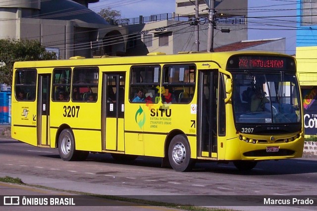 Auto Ônibus Três Irmãos 3207 na cidade de Jundiaí, São Paulo, Brasil, por Marcus Prado. Número da foto: #13175109.