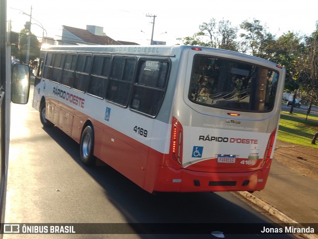 Rápido D´Oeste 4169 na cidade de Ribeirão Preto, São Paulo, Brasil, por Jonas Miranda. Número da foto: #13173617.