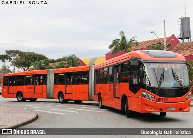 Auto Viação Redentor HE722 na cidade de Curitiba, Paraná, Brasil, por Busologia Gabrielística. Número da foto: #13174504.