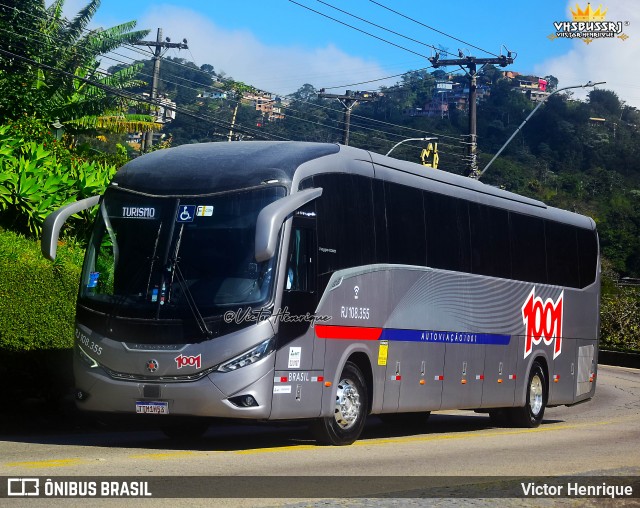 Auto Viação 1001 RJ 108.355 na cidade de Petrópolis, Rio de Janeiro, Brasil, por Victor Henrique. Número da foto: #13175285.