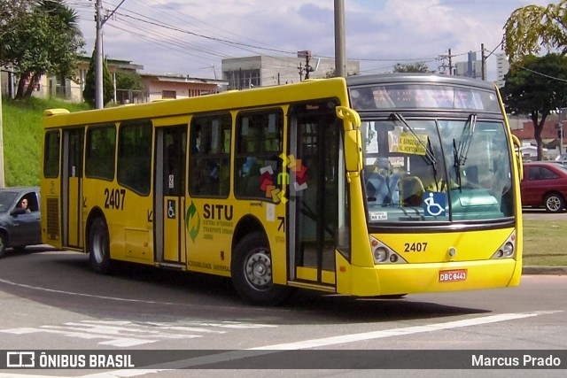 Viação Jundiaiense 2407 na cidade de Jundiaí, São Paulo, Brasil, por Marcus Prado. Número da foto: #13175035.