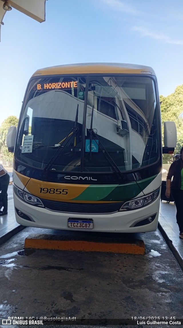 Empresa Gontijo de Transportes 19855 na cidade de Araçatuba, São Paulo, Brasil, por Luis Guilherme Costa. Número da foto: #13173654.