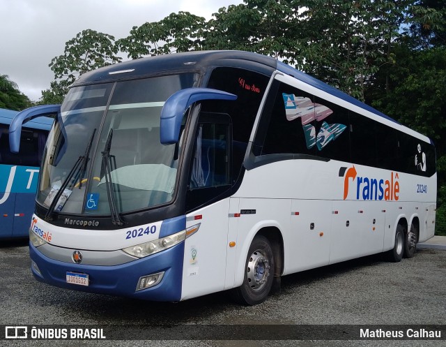 Transalê Transportes & Turismo 20240 na cidade de Camaçari, Bahia, Brasil, por Matheus Calhau. Número da foto: #13174953.