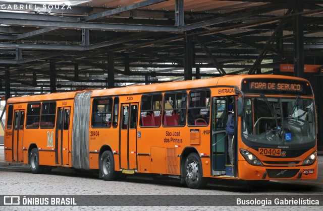 Auto Viação São José dos Pinhais 20404 na cidade de Curitiba, Paraná, Brasil, por Busologia Gabrielística. Número da foto: #13175203.