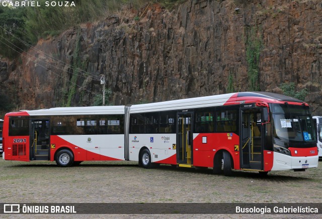 Itajaí Transportes Coletivos 2091 na cidade de Campinas, São Paulo, Brasil, por Busologia Gabrielística. Número da foto: #13175169.